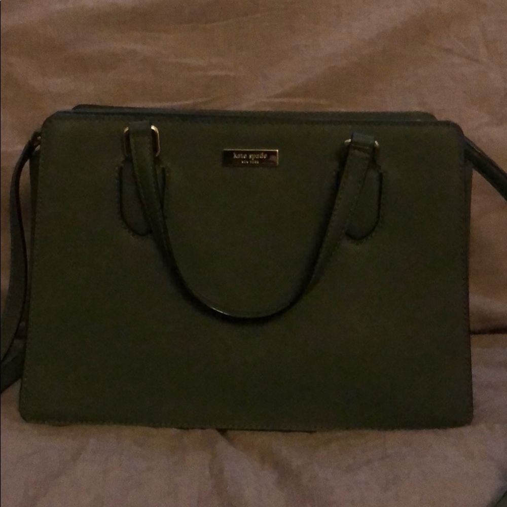 Green Kate Spade Purse